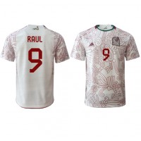 Mexico Raul Jimenez #9 Replica Away Shirt World Cup 2022 Short Sleeve